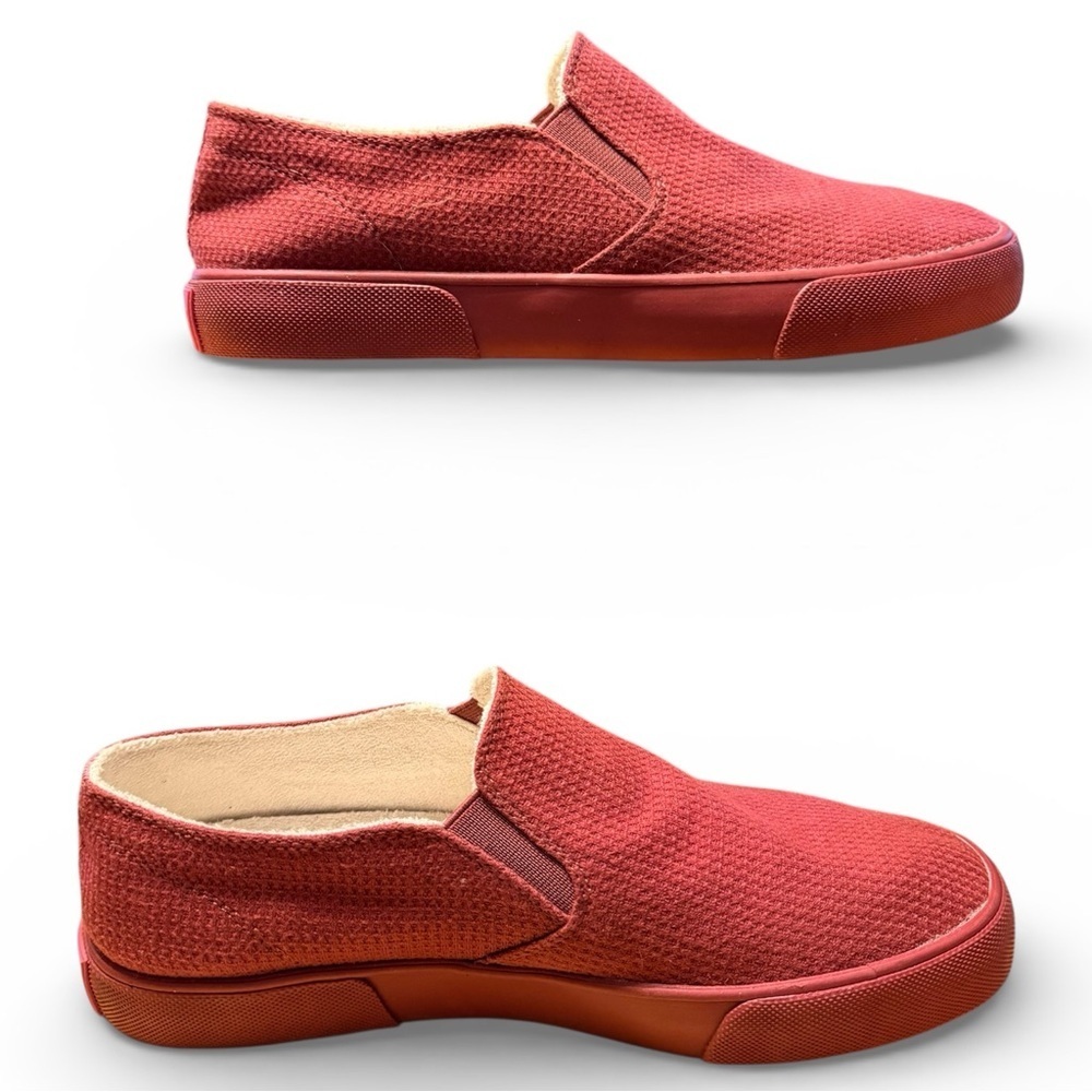 Vionic Groove Slip-On Sneakers Shiraz Red Burgundy Orthotic Sample 7M - Picture 3 of 10